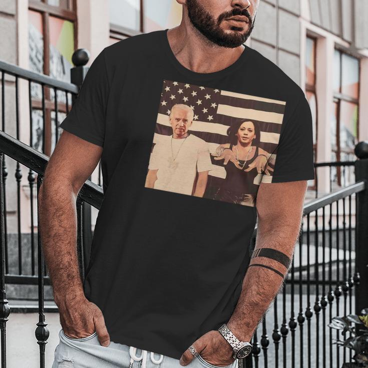 Joe Biden And Kamala Harris Make Shup Outkast Stankonia America Flag Shirt Mf Men T-Shirt