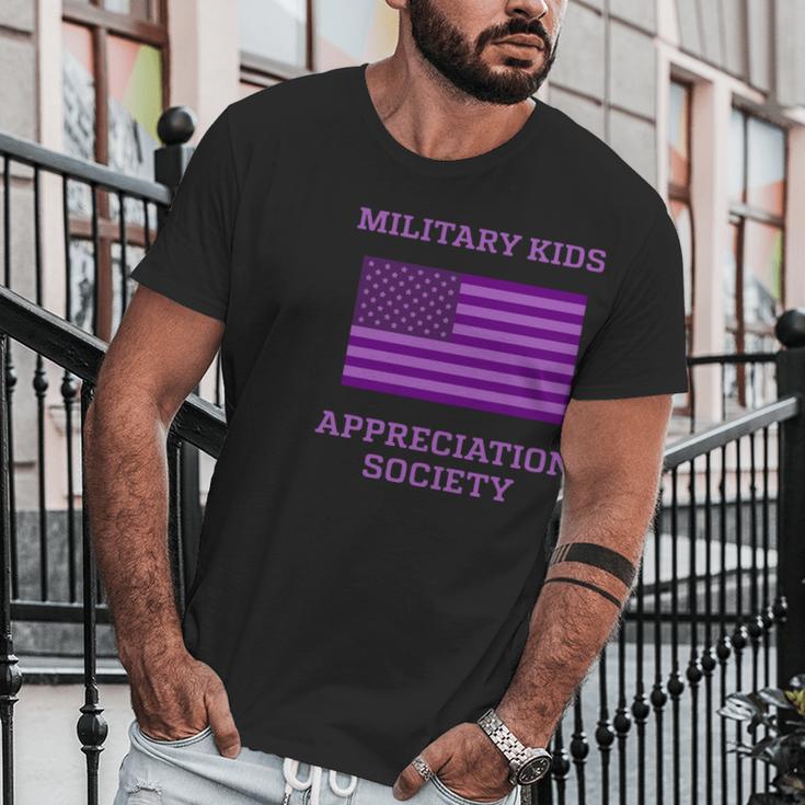 Military Kids Appreciation Society Veteran Of Us Army American Flag Graphic Design Printed Casual Daily Basic Men T-Shirt