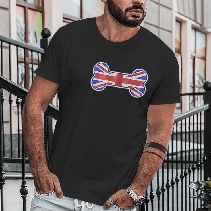 Mirage Pet Products 1Bone Shaped United Kingdom Union Jack Flag Men T-Shirt