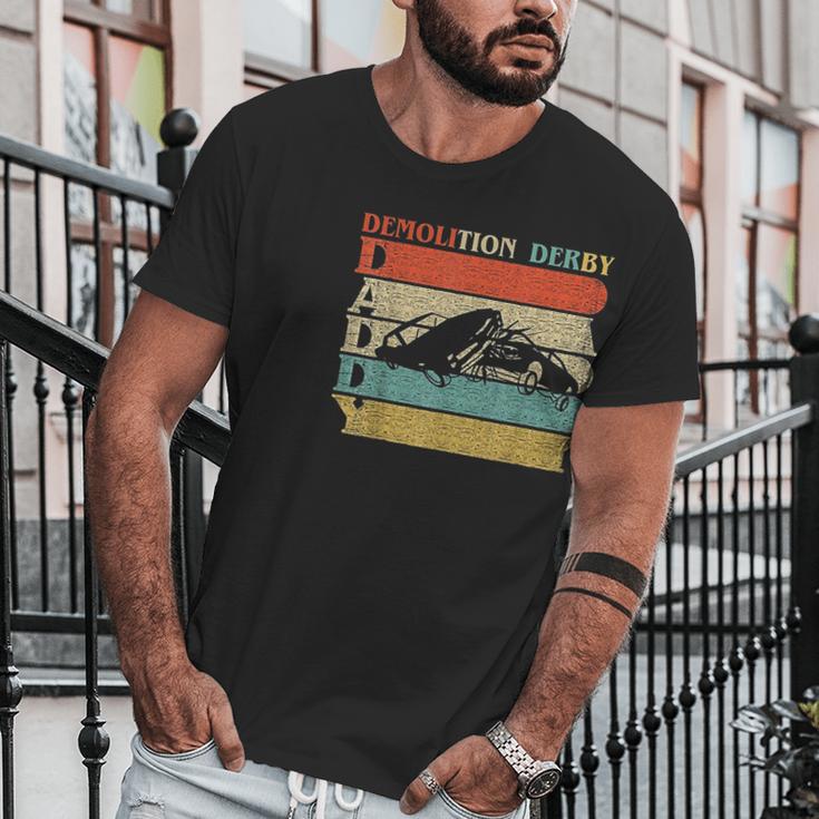 Retro Vintage Daddy Demolition Derby Men T-Shirt