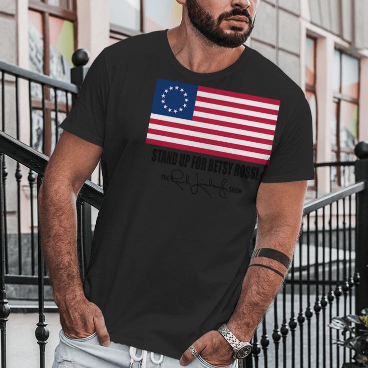 Rush Limbaugh Betsy Ross Flag Men T-Shirt