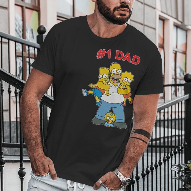 The Simpsons Cuddle Number One Dad Mens Men T-Shirt