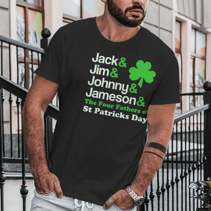 St Patricks Jack Jim Johnny Jameson The Four Fathers Men T-Shirt