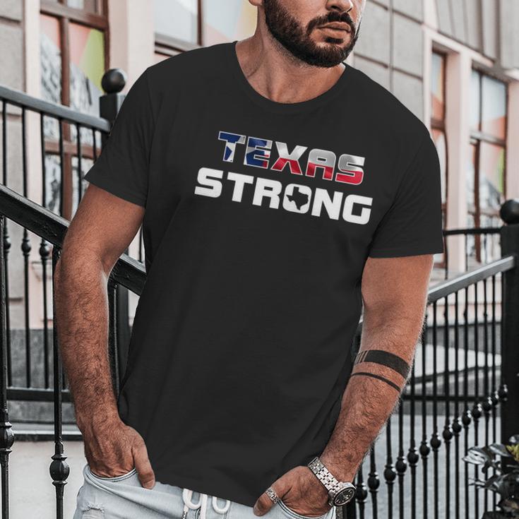 Texas Strong State Flag Logo Men T-Shirt