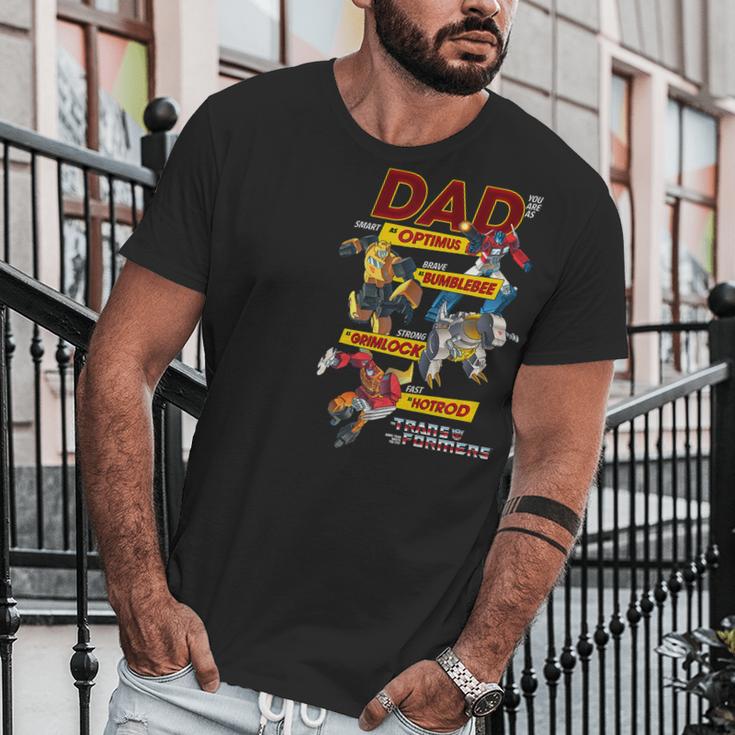 Transformers Dad You Are Smart Brave Strong Fast T-Shirt Men T-Shirt