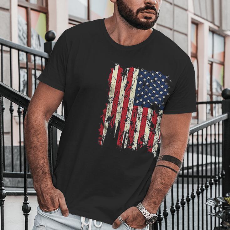 Usa 4Th Of July Patriots American Distressed Flag Men T-Shirt