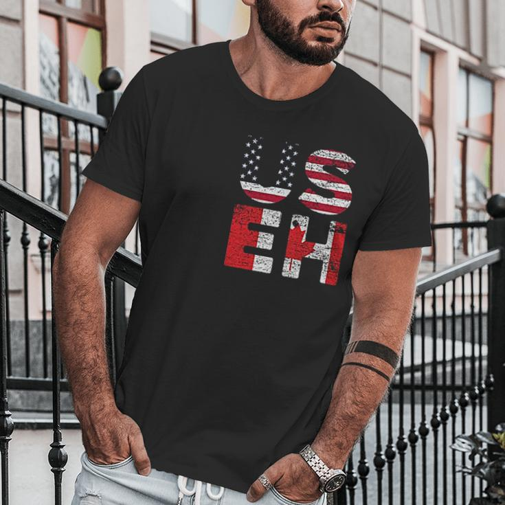 Usa Useh Us Flag Canada Men T-Shirt