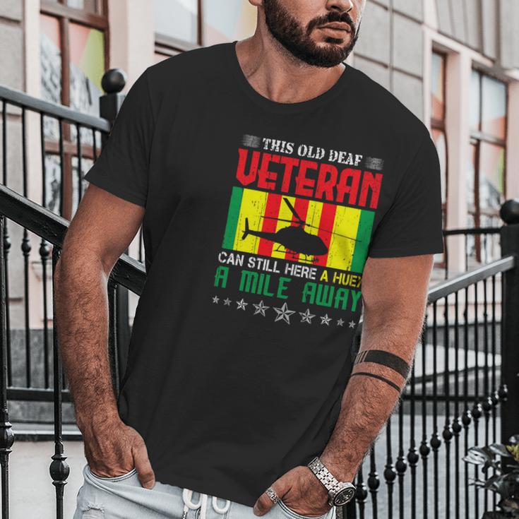 Vietnam Veteran Uh1 Huey Helicopter Graphic Design Printed Casual Daily Basic Men T-Shirt