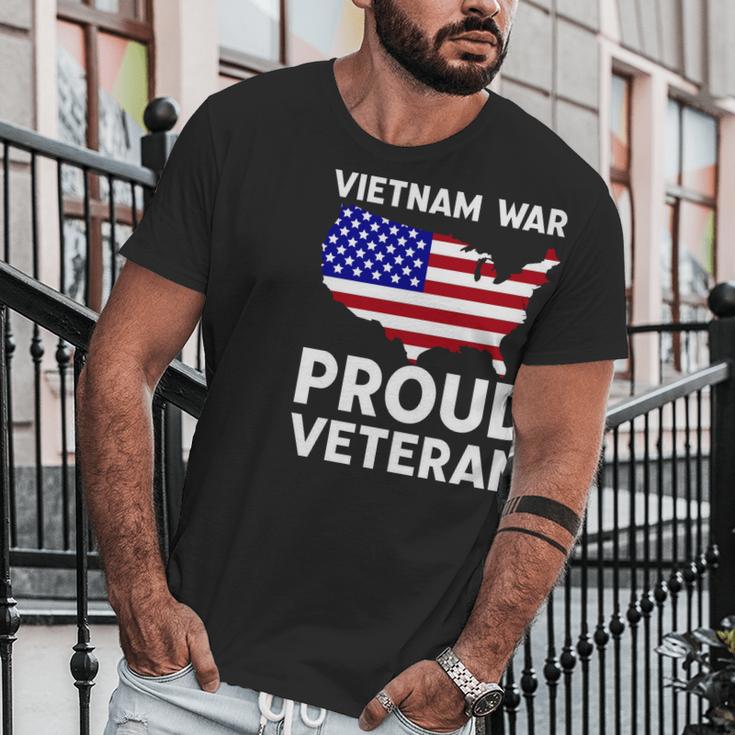 Vietnam War Proud Veteran Graphic Design Printed Casual Daily Basic Men T-Shirt