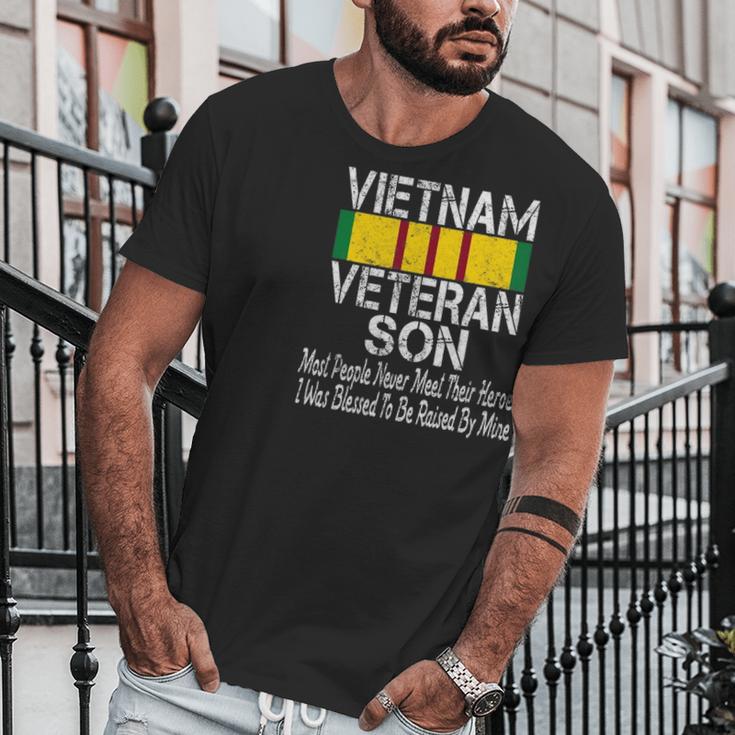 Vintage Us Military Family Vietnam Veteran Son Men T-Shirt