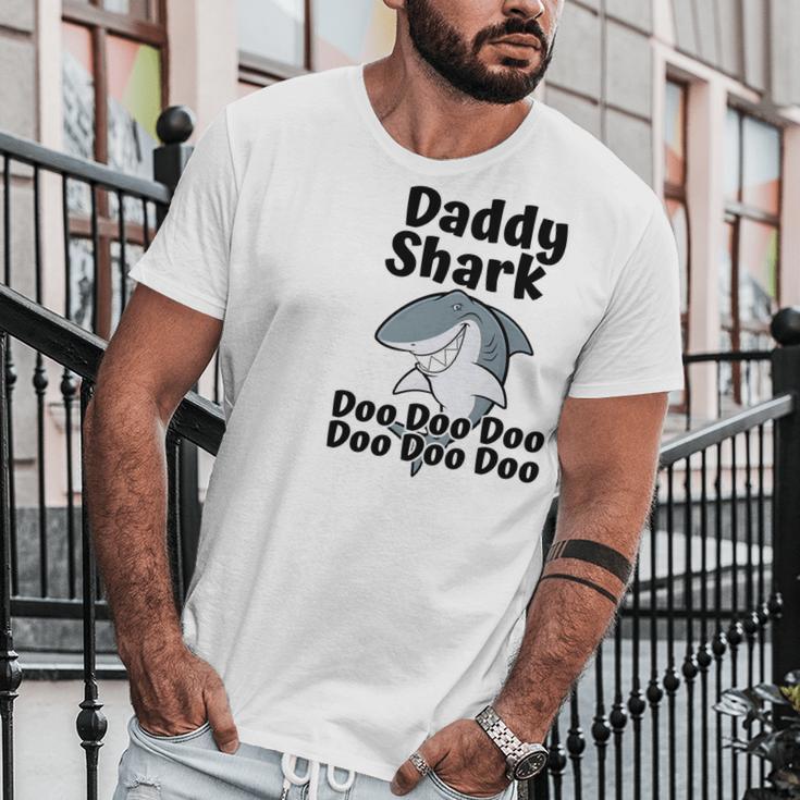 Mens Daddy Shark Doo Doo Doo Matching Family Shirt Men T-Shirt