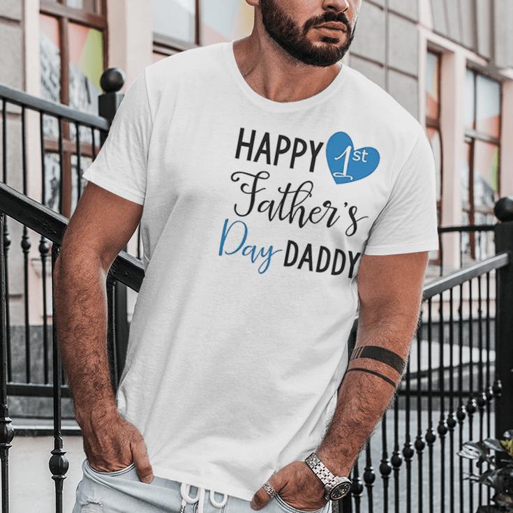 Heart Co Designs Day Baby Onesies Happy 1St Fathes Day Daddy Men T-Shirt