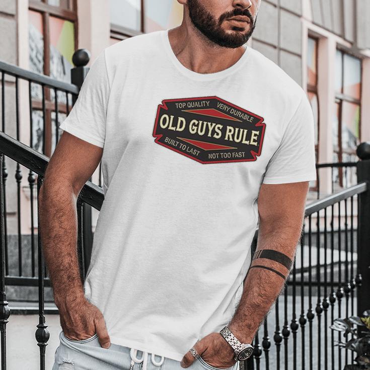 Old Guys Rule Built To Last Gravel Men T-Shirt