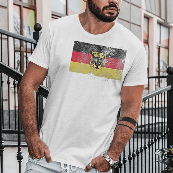 Trunk Candy Distressed Germany Flag Modern Fit Men T-Shirt