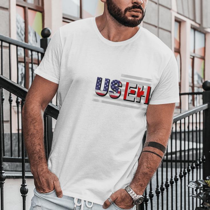 Useh American Canada Flag Maple Leaf July 4Th Shirt Men T-Shirt