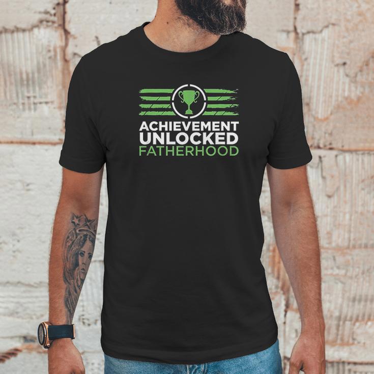 Achievement Unlocked Fatherhood Future Gamer Daddy Men T-Shirt