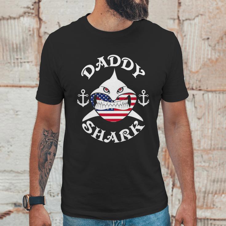 American Daddy Shark Under The Water Men T-Shirt