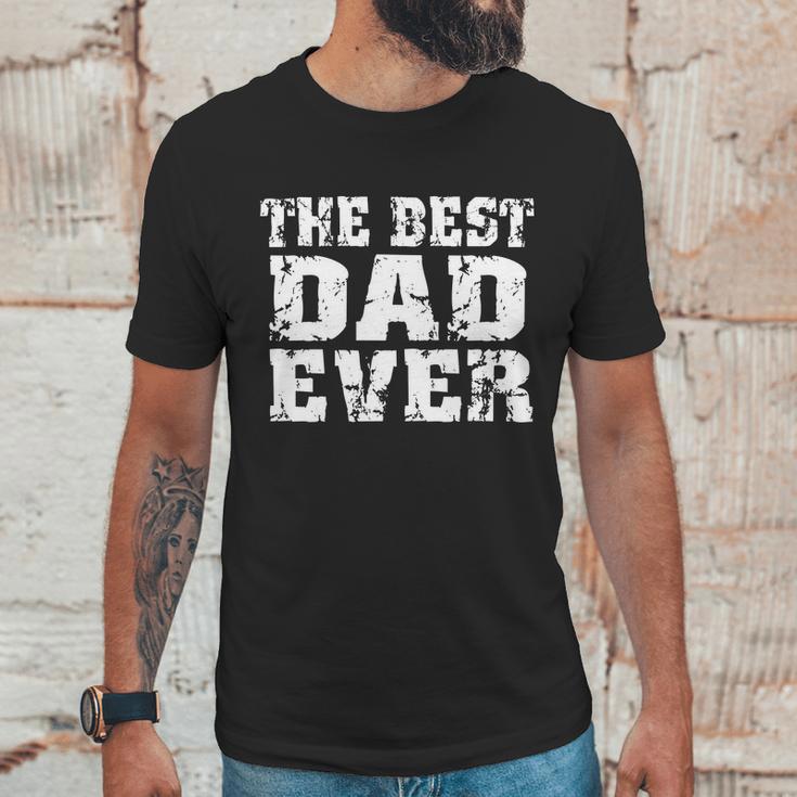 Best Dad Ever Block Logo Men T-Shirt