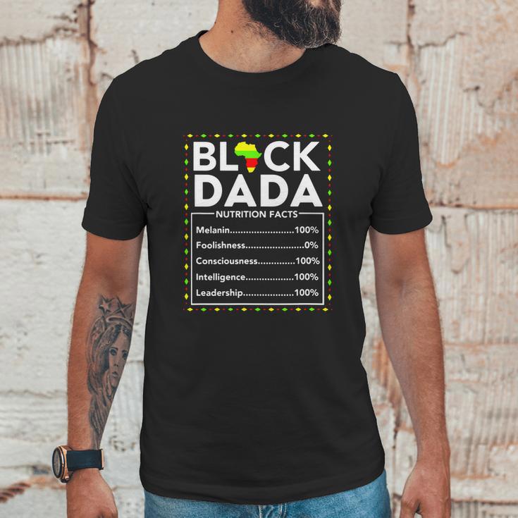 Black Dada Nutritional Facts King Dad Juneteenth 1865 Men T-Shirt