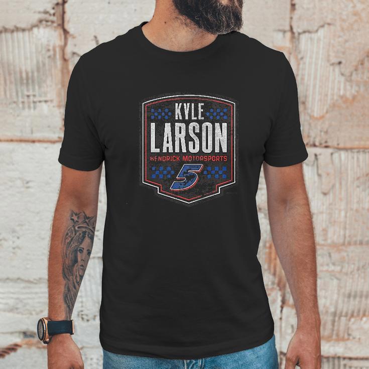 Checkered Flag Kyle Larson 2021 Men T-Shirt