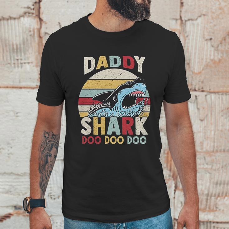 Daddy Shark Family Time Dad Birthday Gifts Men T-Shirt