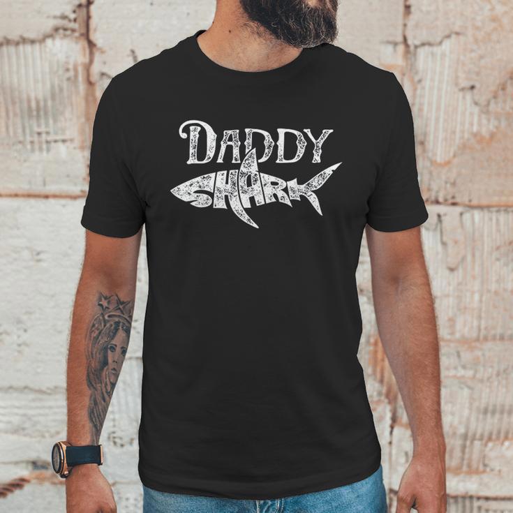 Daddy Shark Matching Best Dad Gift Men T-Shirt