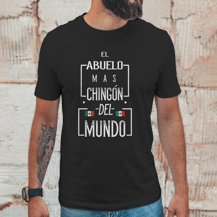 El Abuelo Mas Chingon Mexican Flag Men T-Shirt