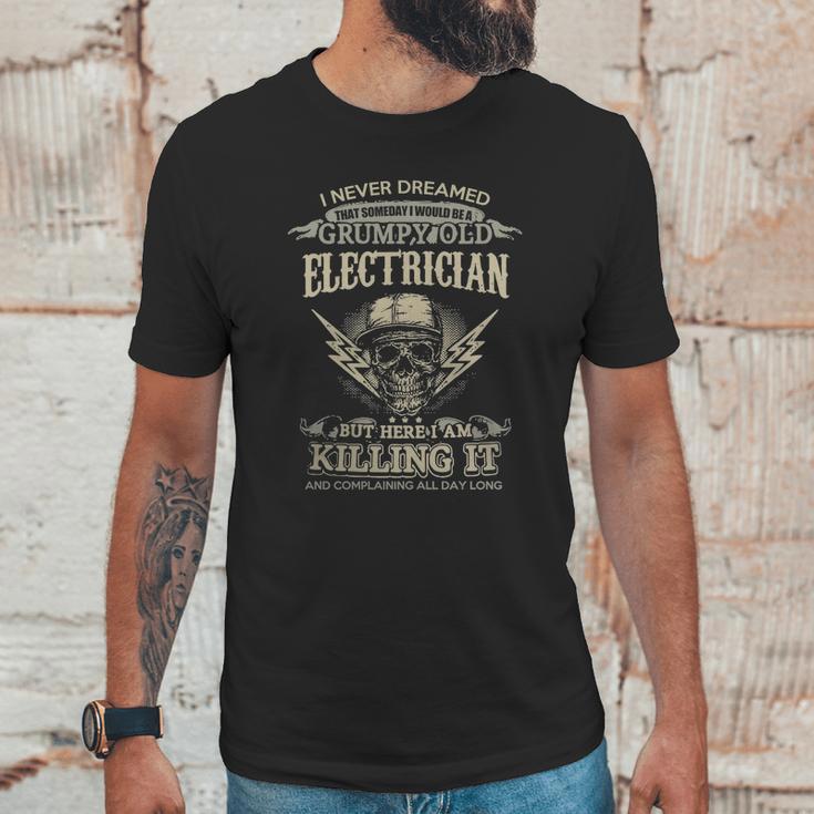 Electrician Man - Electrician Dad - Electrician - Lineman - Electric - Electricity - Electrician T-Shirts - Electrician Shirt - Funny Electrician Shirts - Lineman T-Shirts Men T-Shirt