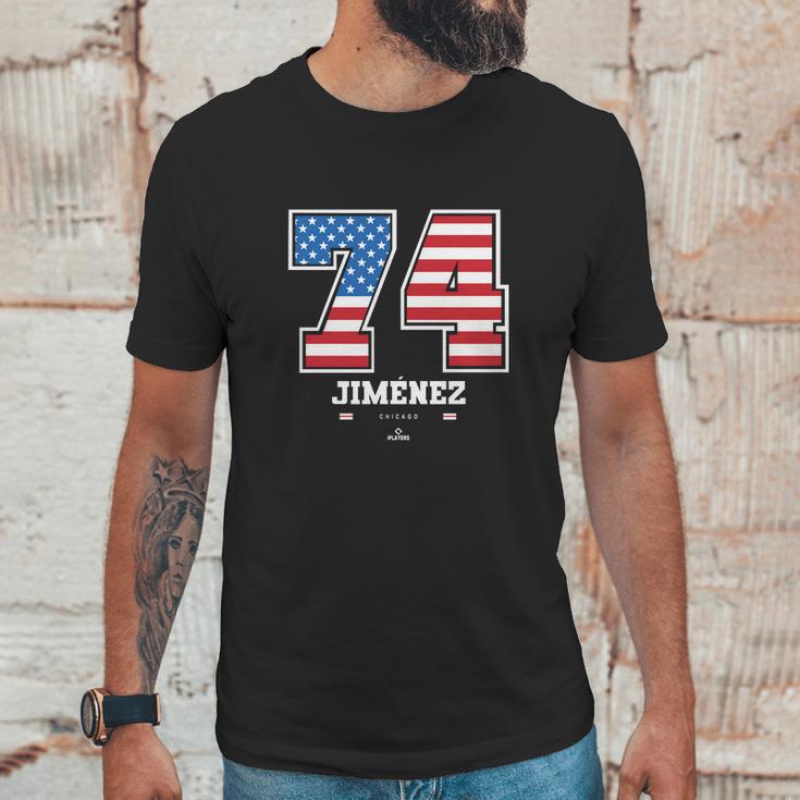 Eloy Jimenez Us Flag Number Men T-Shirt