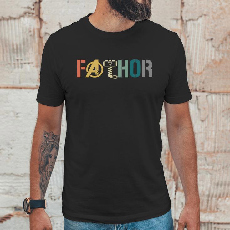 Fathor Fathers Day Gift Viking Fathor Hero Graphic Design Printed Casual Daily Basic Men T-Shirt