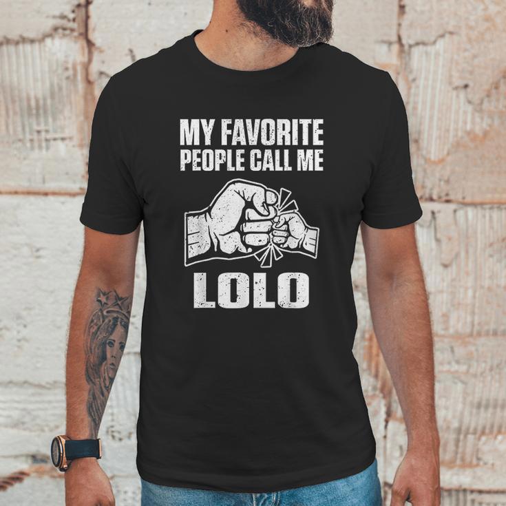 My Favorite People Call Me Lolo Filipino Grandpa Gift Men T-Shirt