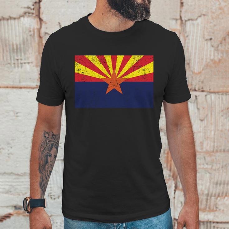 Flag Of Arizona Vintage Men T-Shirt