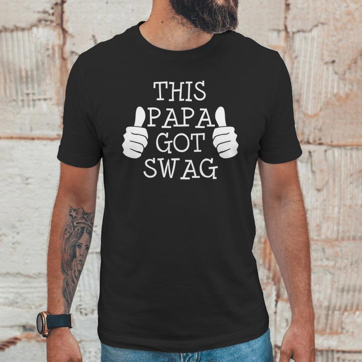 Funny Fathers Day 2018 This Papa Got Swag Men T-Shirt