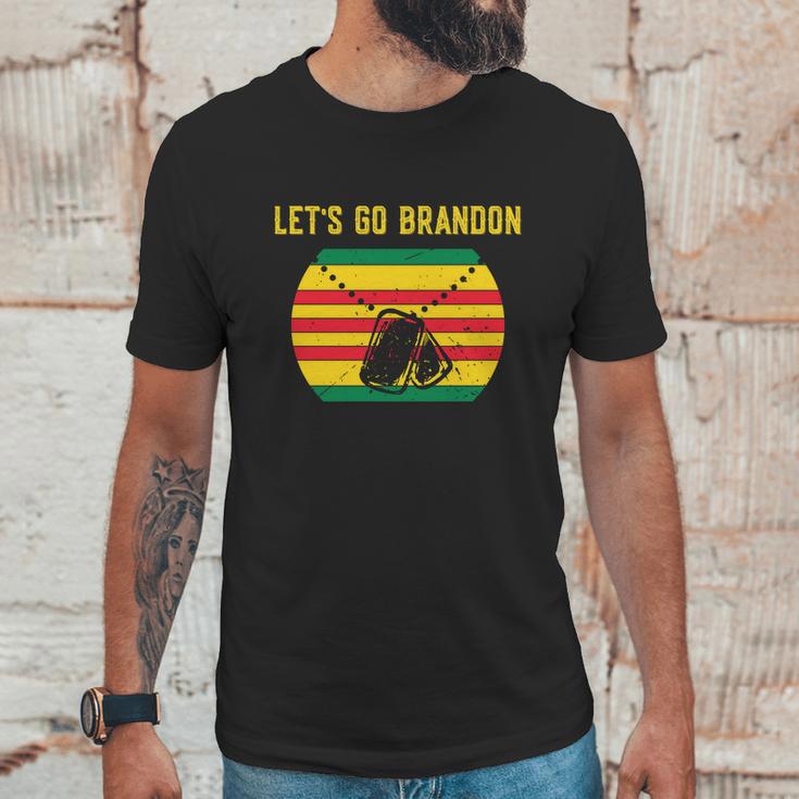 Lets Go Brandon Funny Conservative Anti Biden Vietnam Veteran Graphic Design Printed Casual Daily Basic Men T-Shirt