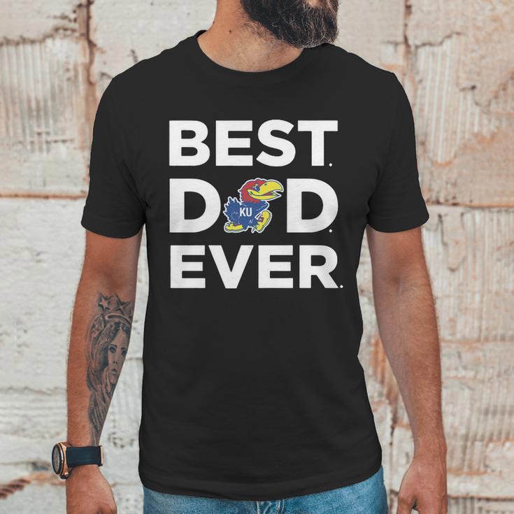 Kansas Jayhawks_Best Dad Ever Men T-Shirt