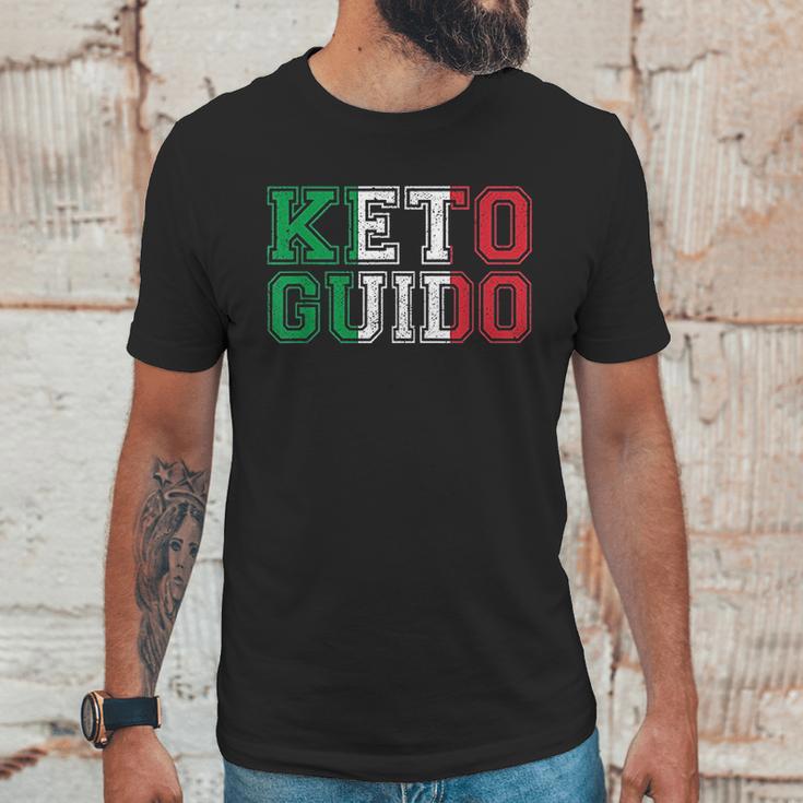 Keto Guido Italian Ketogenic Diet Italy Flag Men T-Shirt