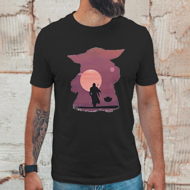 Mandalorian Dadalorian Sunset Design Men T-Shirt