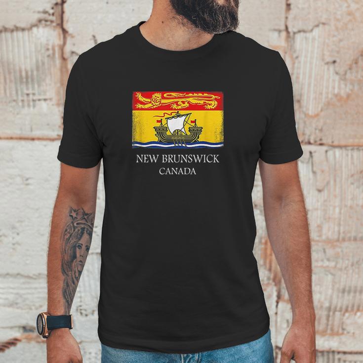 New Brunswick Canada Province Flag Men T-Shirt