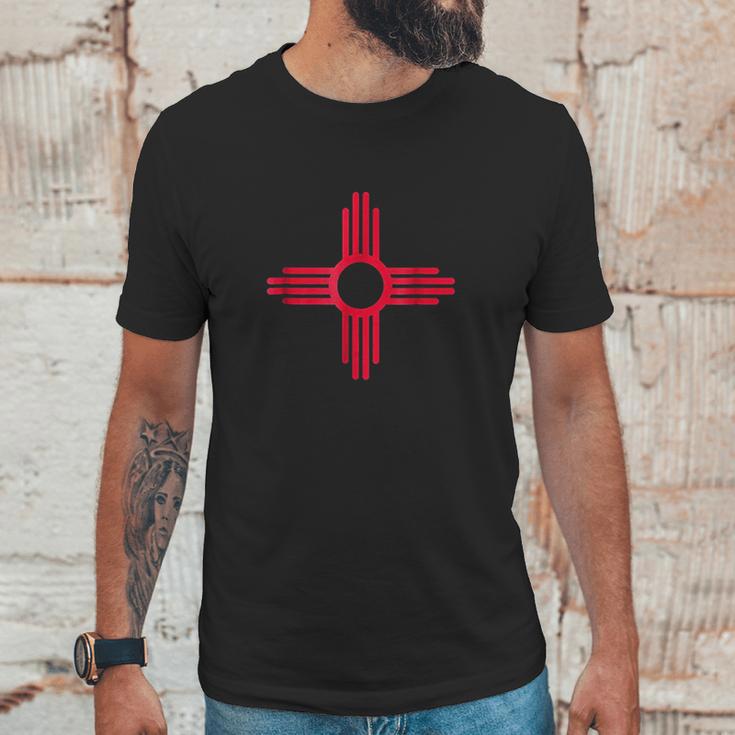 New Mexico Zia New Mexico Flag Art Print Men T-Shirt