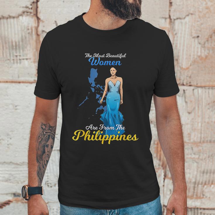 Philippines Pinay Filipina Pride Proud Flag Beautiful Woman Men T-Shirt