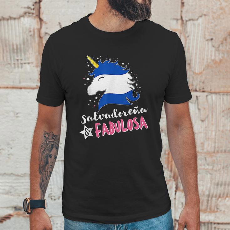 Salvadoran Flag El Salvador Unicornio Men T-Shirt