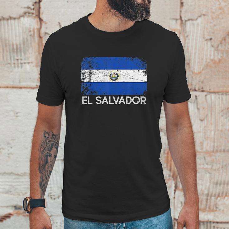 Salvadoran Flag Vintage Made In El Salvador Men T-Shirt