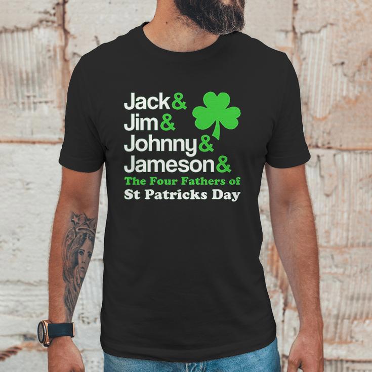 St Patricks Jack Jim Johnny Jameson The Four Fathers Men T-Shirt