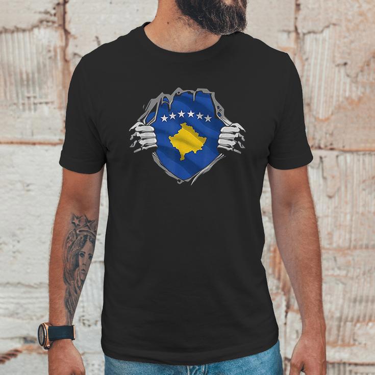 Super Kosovar Heritage Kosovo Roots Flag Gift Men T-Shirt