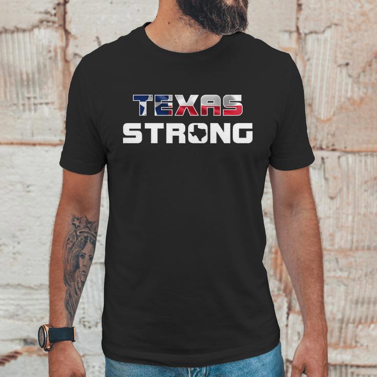 Texas Strong State Flag Logo Men T-Shirt