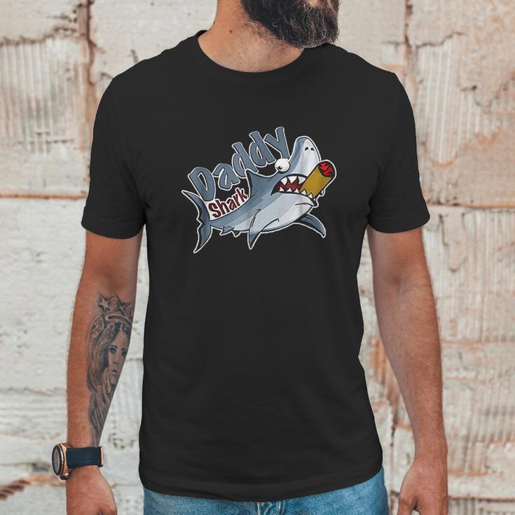 Tough Smoking Daddy Shark Men T-Shirt