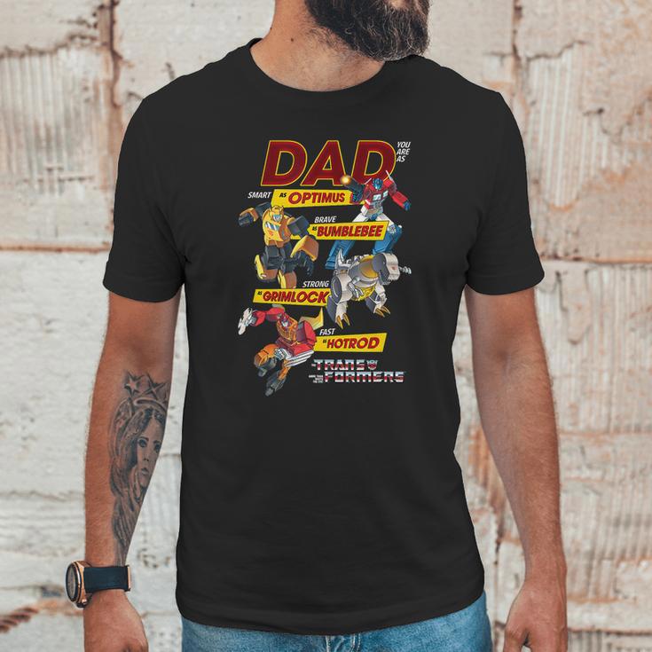 Transformers Dad You Are Smart Brave Strong Fast T-Shirt Men T-Shirt