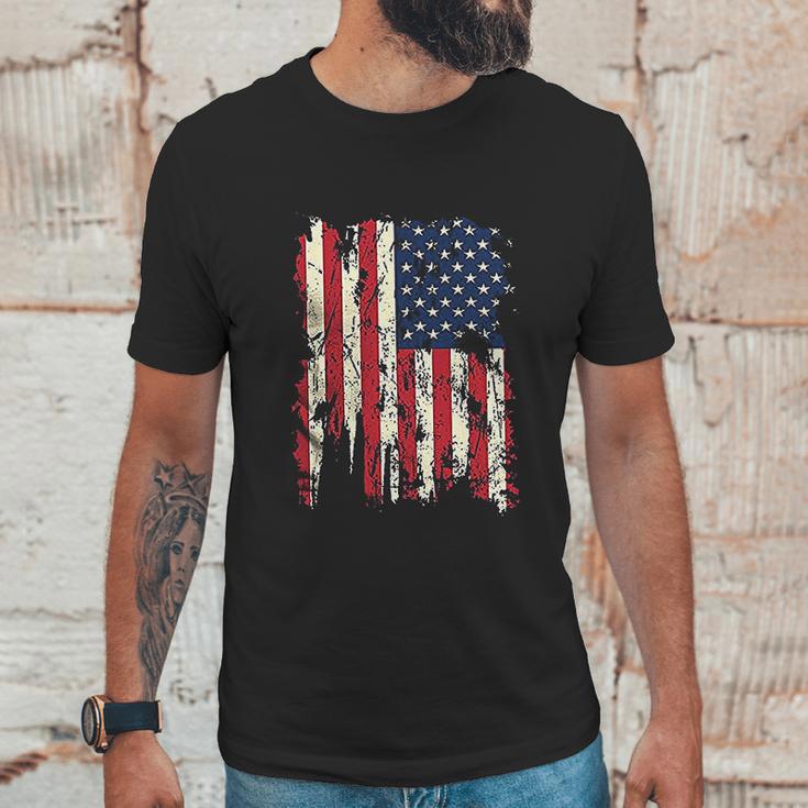 Usa 4Th Of July Patriots American Distressed Flag Men T-Shirt