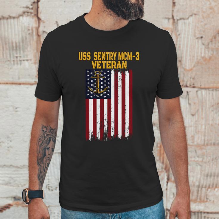 Uss Sentry Mcmgift3 Mine Countermeasures Ship Veterans Day Meaningful Gift Men T-Shirt