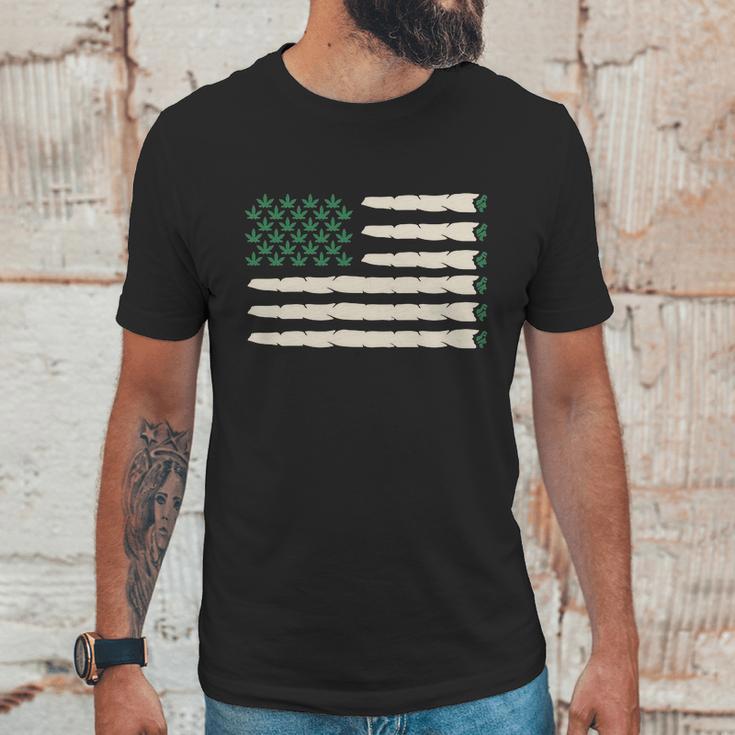 Weed Flag Men T-Shirt